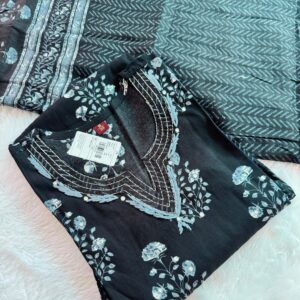 Black Kurti Set - Image 5
