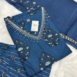 Blue Kurti Set - Image 3