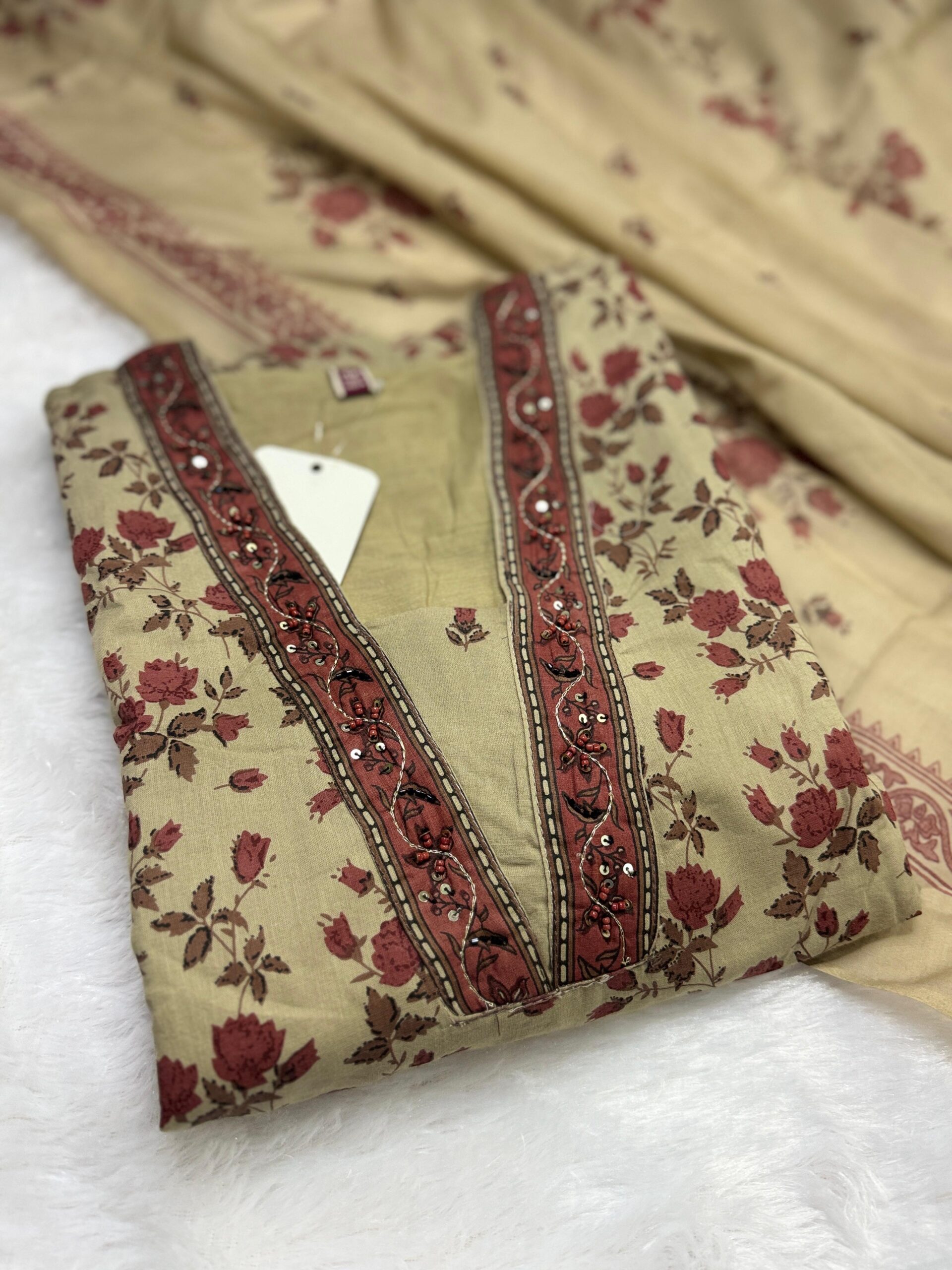 FLORAL PRINTED KURTI SET - Image 1