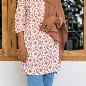 Floral Short Kurti - Image 2