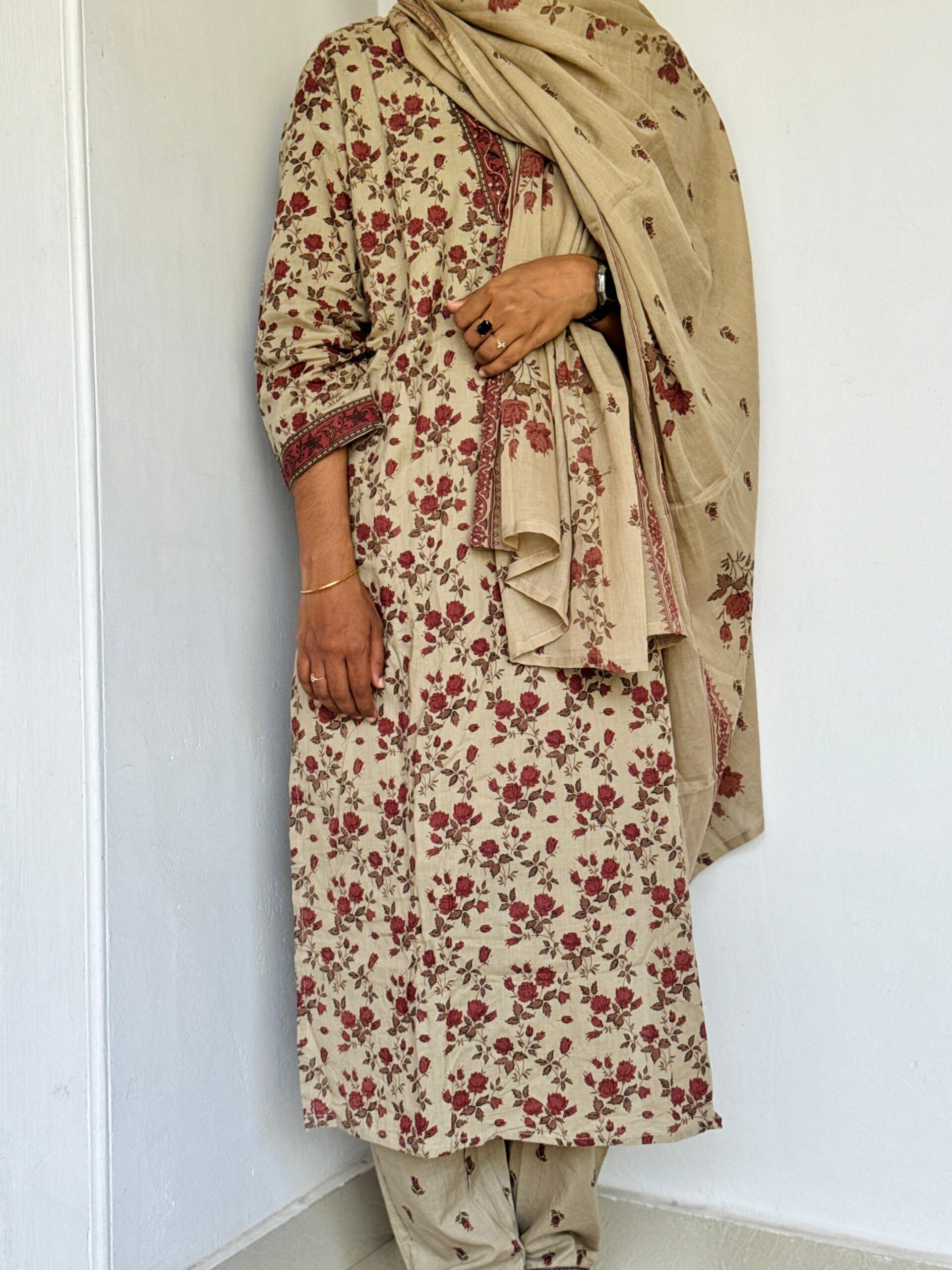 FLORAL PRINTED KURTI SET - Image 2