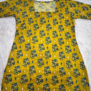 Yellow Short Kurti - Image 4