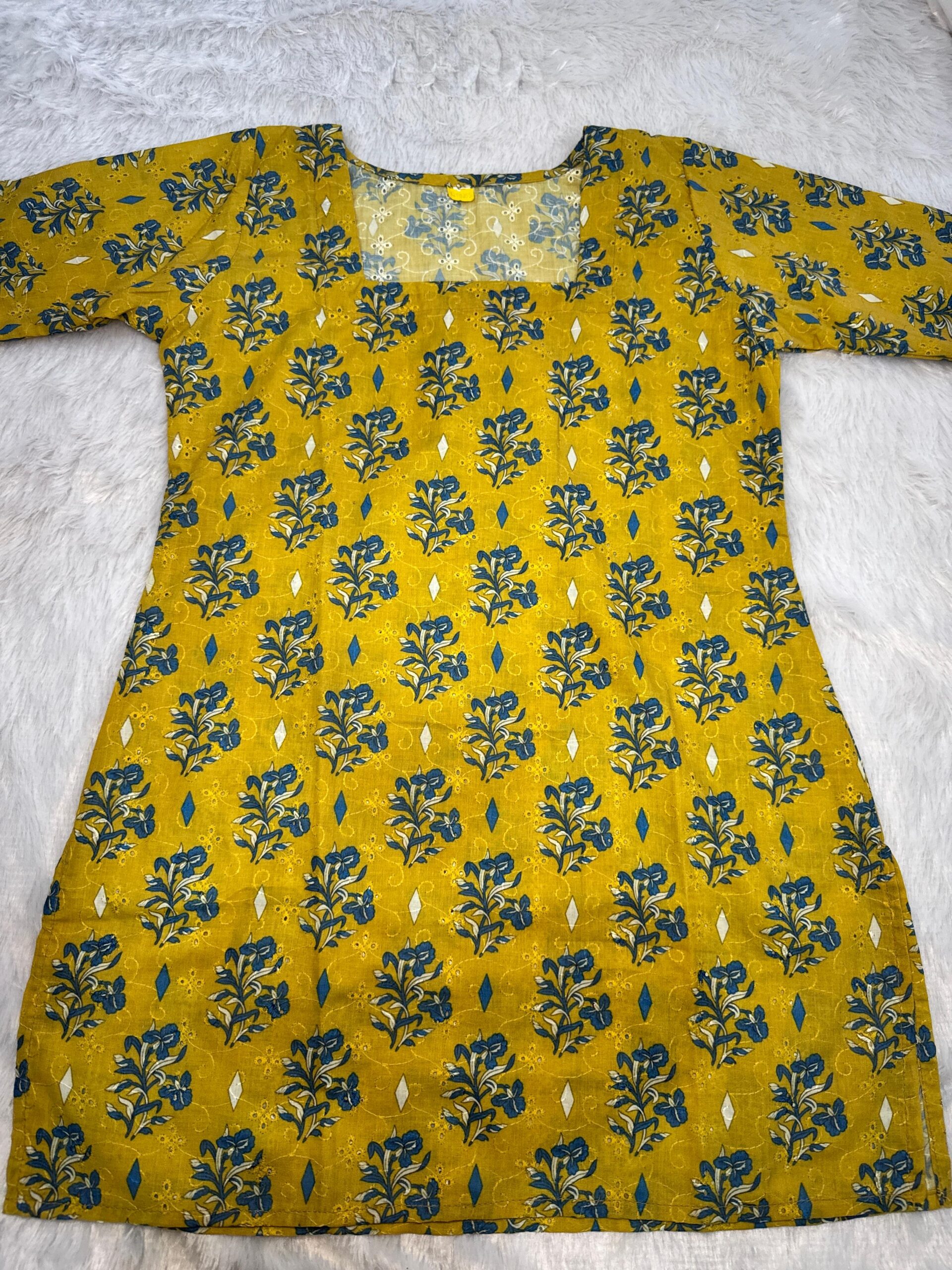 Yellow Short Kurti - Image 4