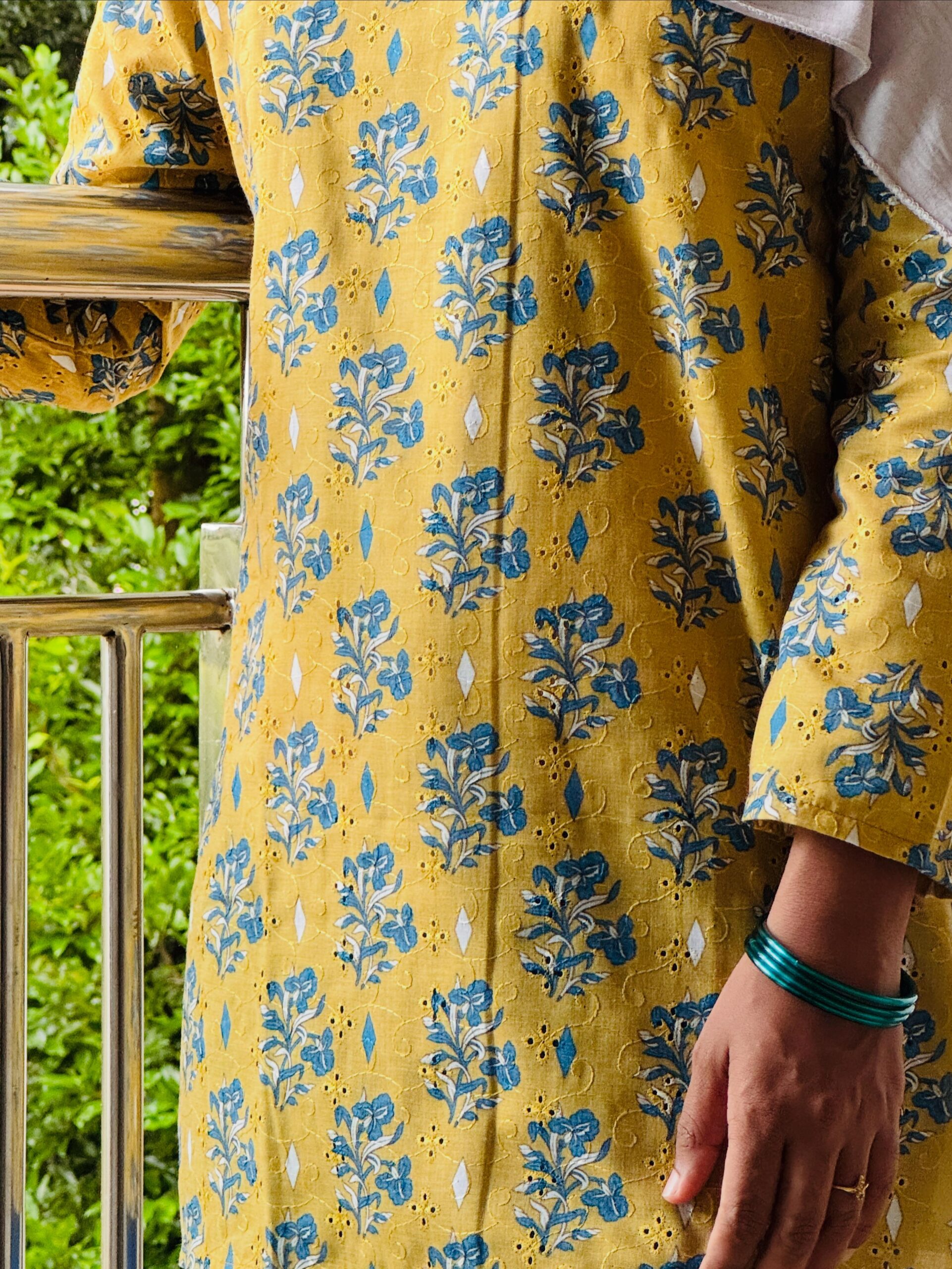 Yellow Short Kurti - Image 3