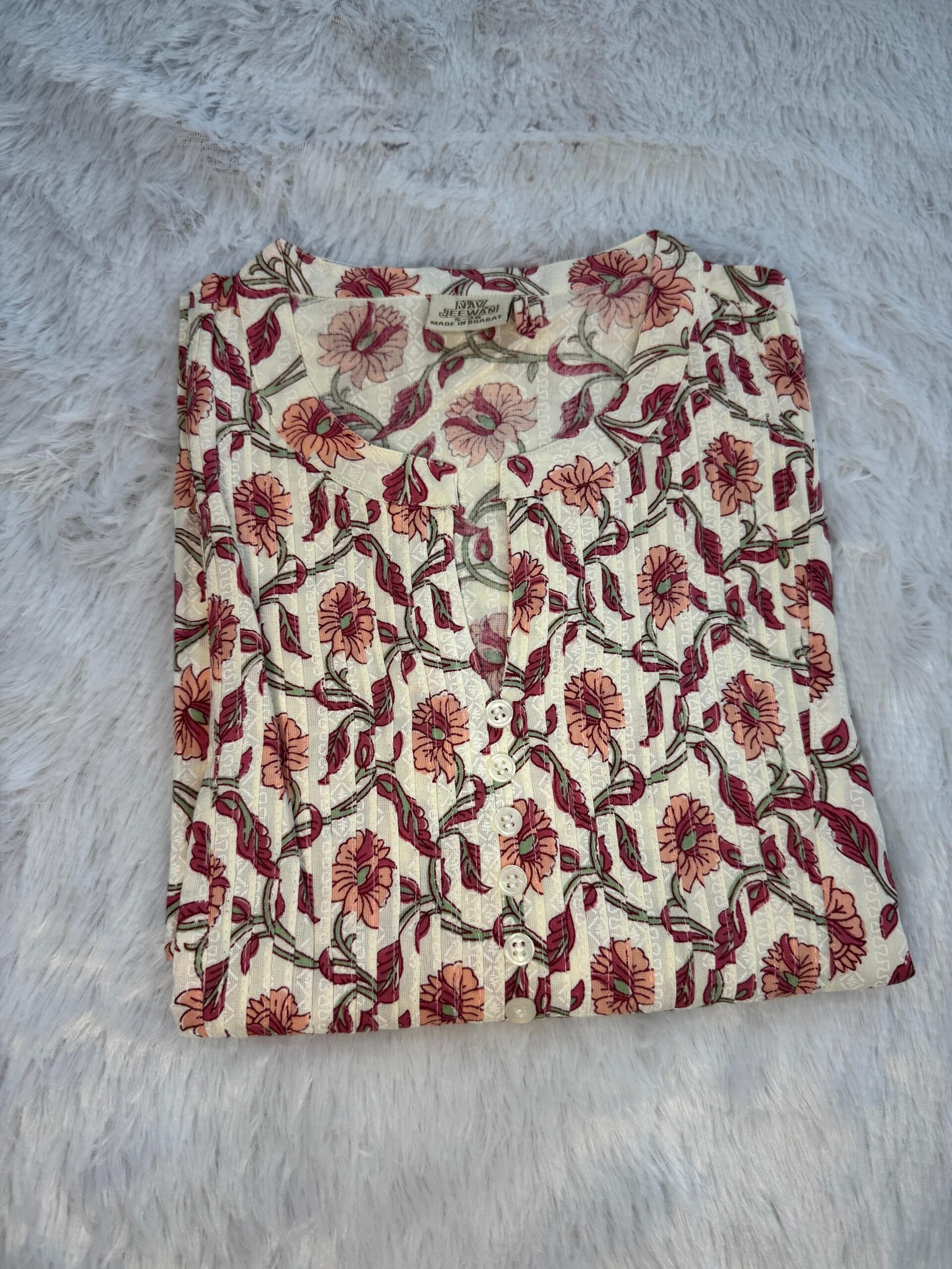 Floral Short Kurti - Image 1