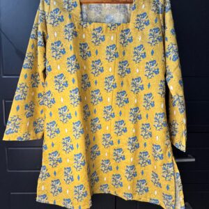 Yellow Short Kurti - Image 2
