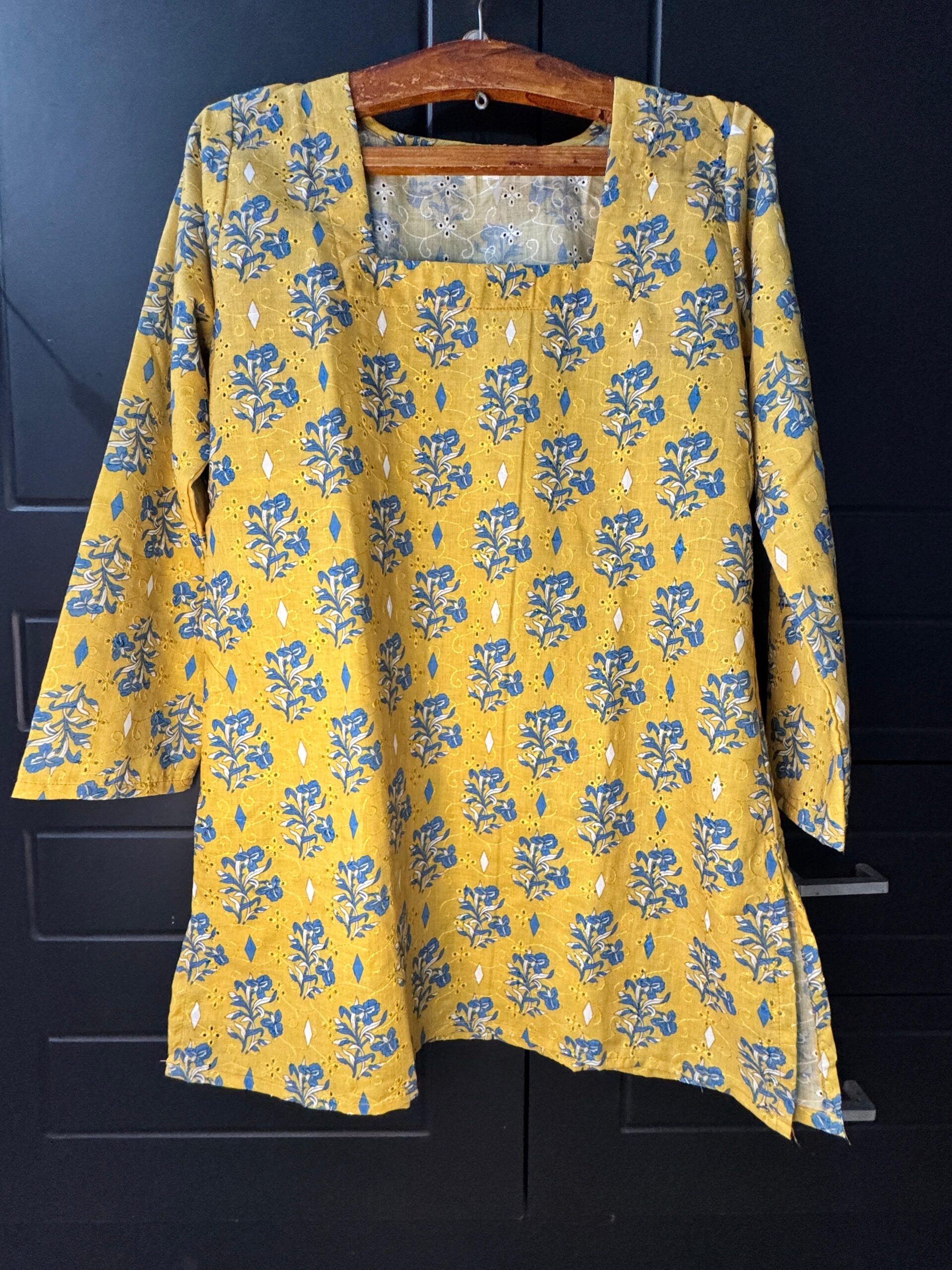 Yellow Short Kurti - Image 2