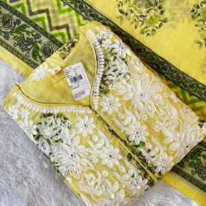 Yellow Anarkali Suit