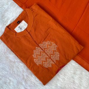 Orange Kurti Set