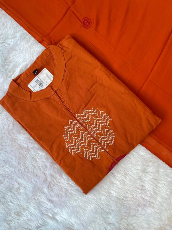 53b50c0a-8947-4909-99fe-524c1cb306df Orange Kurti Set