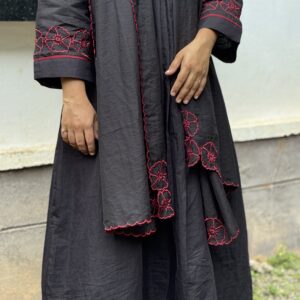 Black Kurti Set - Image 2