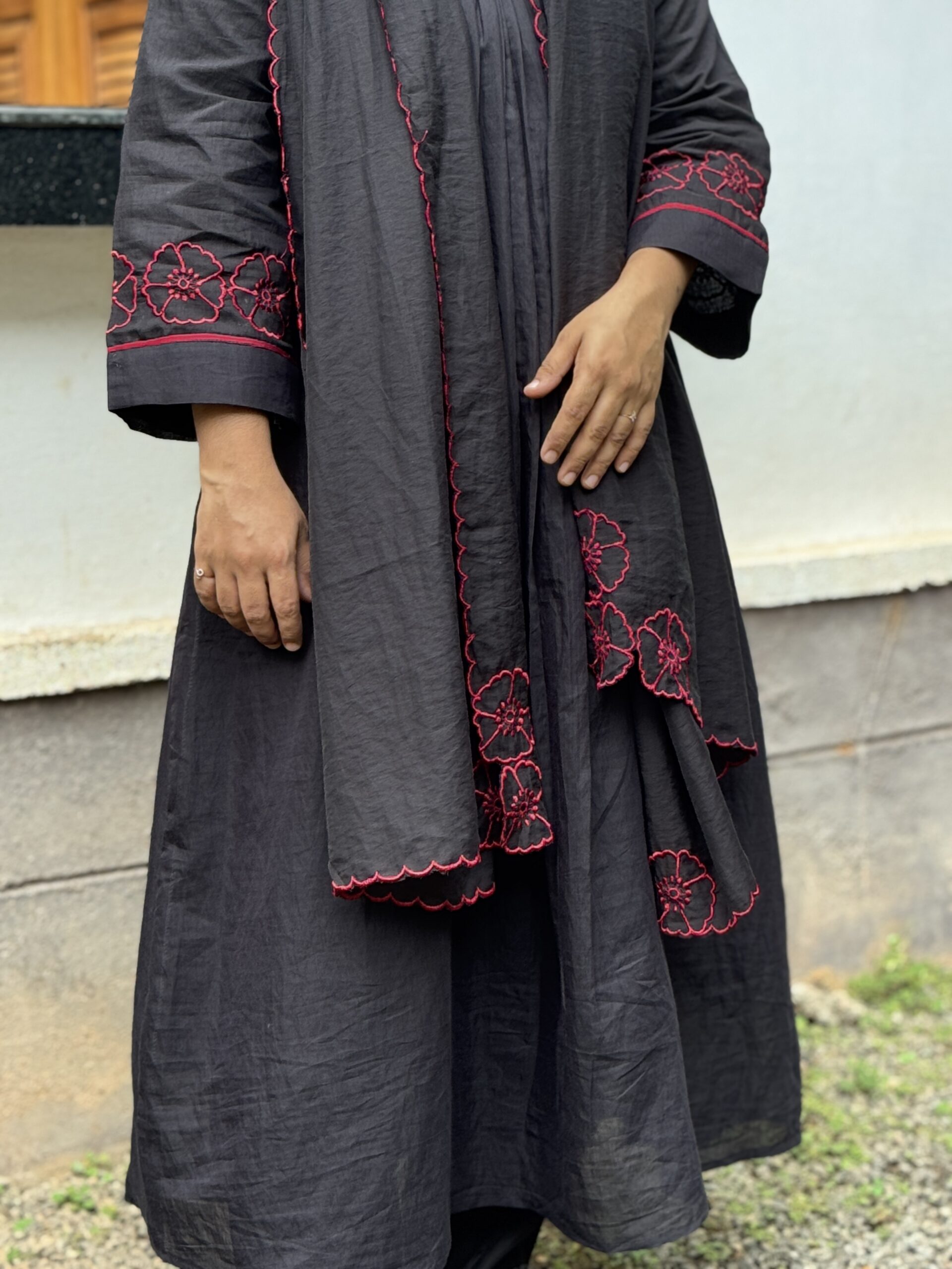 Black Kurti Set - Image 2