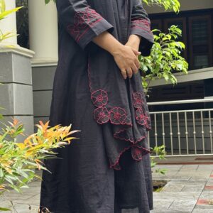 IMG_7432 Black Kurti Set