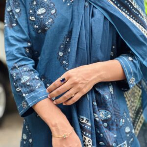 Blue Kurti Set - Image 4