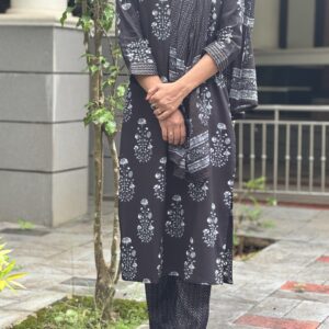 IMG_7863 Black Kurti Set