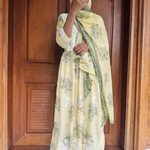 Yellow Anarkali Suit - Image 2