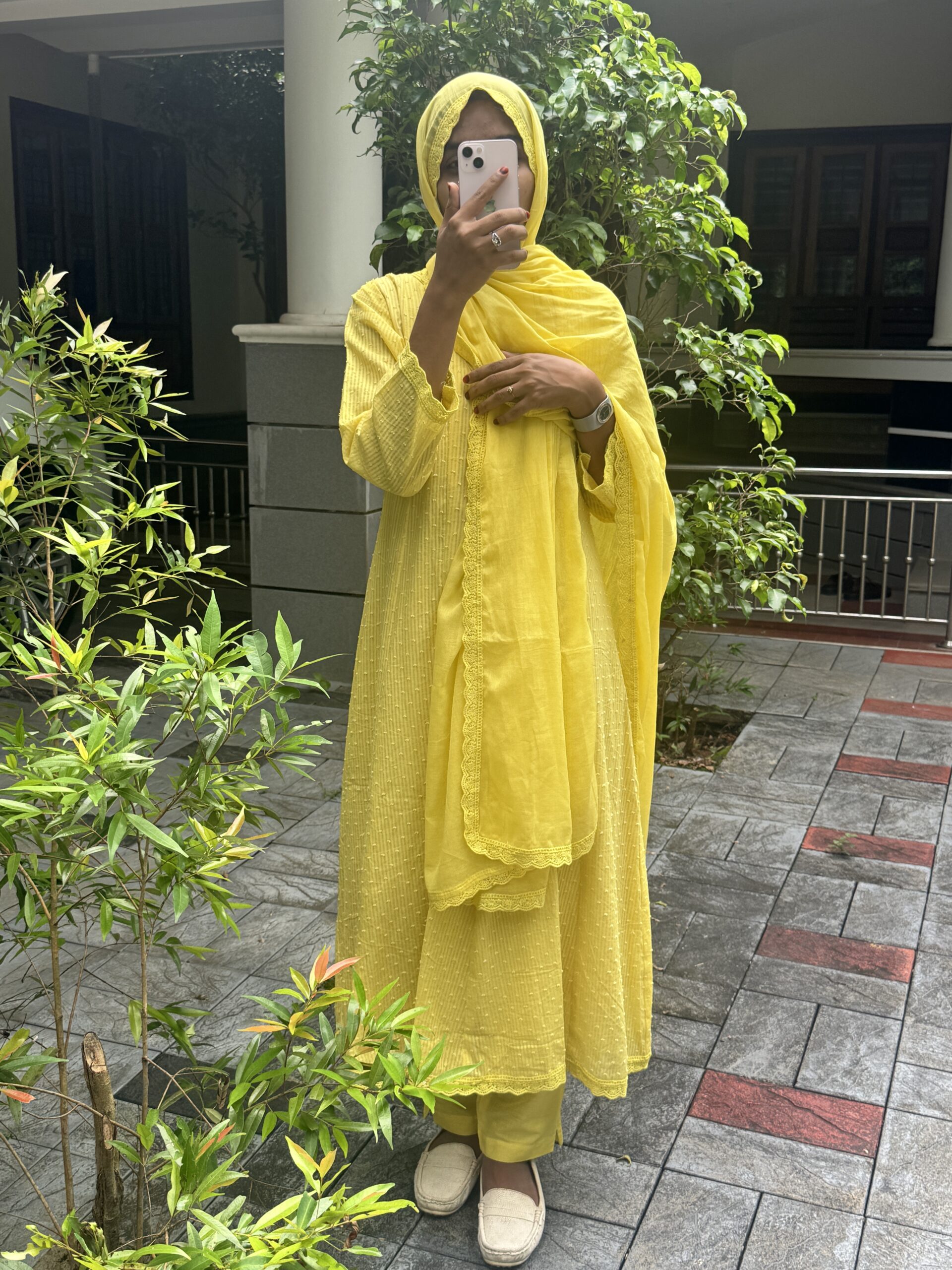 Yellow Anarkali Suit - Image 3