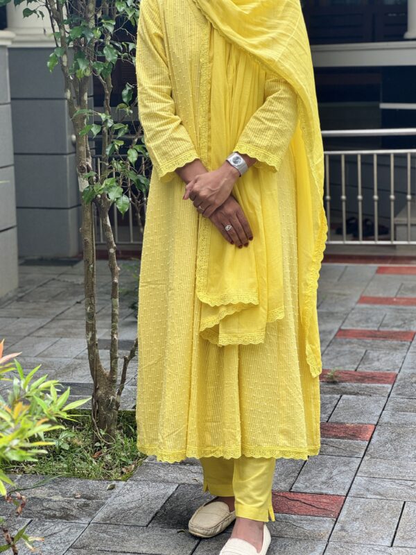 Yellow Anarkali Suit