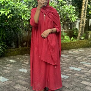 Red Handwork Suit - Image 4